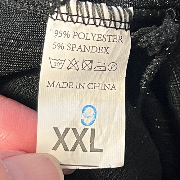 Shimmery wrap-front wide-leg dressy jumpsuit XL - Picture 6 of 12